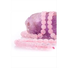 Resveq Pembe Kuvars Taşı Parlak 10 Mm-Pembe