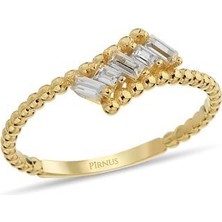 Pirnus Diamond - Yüzük - 14 Ayar Altın - Gramı : 1.54