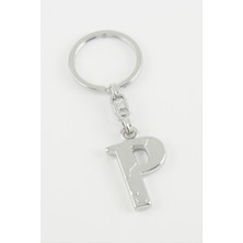 Resveq Harfli Metal Anahtarlık-P