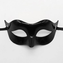 Siyah Renk Masquerade Kostüm Partisi Venedik Balo Maskesi - Lisinya