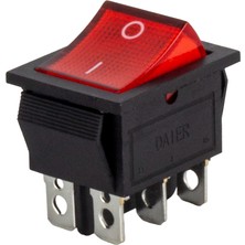 Geniş Işikli 6p On-Off Anahtar (IC-104A) Tr