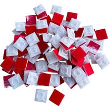 Yapışkanlı Kroşe Beyaz 19X19