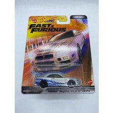 Hot Wheels Premium Nissan Skyline GT-R (BNR34) Fast And Furious Metal Oyun Takımı 6 - 10 Yaş