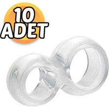 Mobilya Hırdavatı Şeffaf 8 Kol Stoperi Darbelere Karşı Koruma (10 Adet) Tr