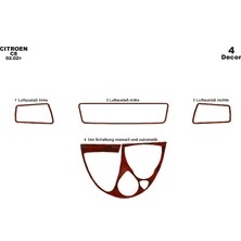 Citroen C8 Konsol-Torpido Kaplama 2002 4 Parça Maun