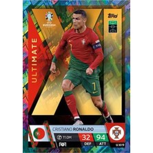 Match Attax Euro 2024 Futbol Kartları Ultimate Xı Cristiano Ronaldo UXI09