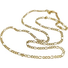 60CM 3.1mm Figaro Zincir 14 Ayar Altın Hd Videolu