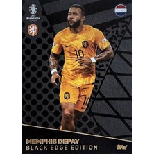 Match Attax Euro 2024 Futbol Kartları Black Edge Edition Memphis Depay Be5