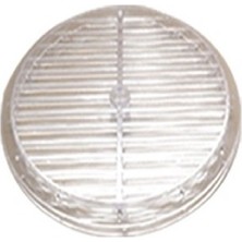 Cam Menfez Doğalgaz Havalandırma Menfezi Şeffaf Çap 18 cm Şeffaf 2 Parça Hava Yönlendirici Menfez Tr