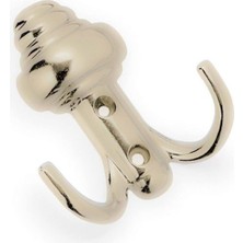 Saten Metal Vestiyer Askısı Sarıklı 2 Adet Metal