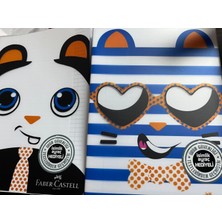 Faber Castell A4 Ppk Çizgili Face Dikişli Defter 80 Yp