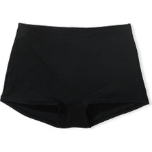 Boyshort Kadın Siyah Pamuklu Şort Külot