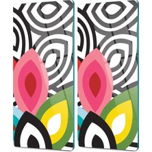 Decovetro Cam Kahve Sofra Sunum Tablası 2'li Set Lavinia 30 x 15 cm