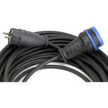 Kablo Siyah Uzatma Kablosu 3x1,5 mm Ttr Topraklı 10 Metre Seyyar Kablo 1 Satıcı Garantili 8 - 10 M Y