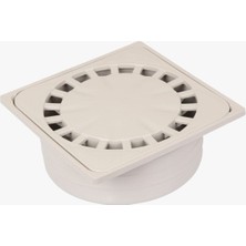 Yer Sifonu / Çamur Sifonu 25X25CM 100'LÜK Alttan Çıkışlı Lavabo Sifonu