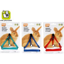 Resveq Karlıe Tavşan Tasma+Uzatma 100CM / 20-30CM