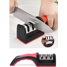 Profesyonel Bıçak Bileyici 3 Açılı Elmas Seramik Çelik Gövdeli El Bıçakları Bileme