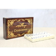 Ahşap Kutulu Domino Oyunu ALK4220 - Lisinya