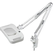 10X LED Akrobat Büyüteç 2X15W 170X113 mm 10 Diopter Mercek LT86G - Lisinya
