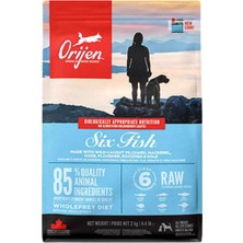 Orijen Six Fish Tahılsız Balıklı Yetişkin Köpek Maması 2kg