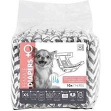 M-Pets Diapers Dişi Köpekler Için Külot (Xs) 10LU
