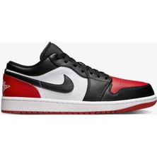 Nike Jordan Air 1 Low Erkek Siyah - Kırmızı Spor Ayakkabı 553558