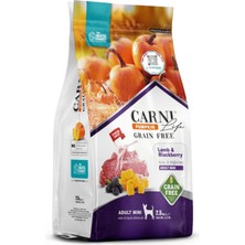 Carni Life Pumpkin Tahılsız Köpek Kuzu ve Böğürtlen Yetişkin Mini Irk Köpek Maması 2.5kg