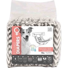 M-Pets Diapers Dişi Köpekler Için Külot (S) 10LU