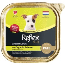 Reflex Plus Pate Organik Somonlu Mini ve Küçük Irklar Için Yavru Köpek Konservesi 85GR