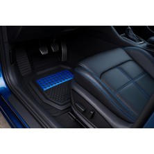 Citroen C4 Grand Picasso 2011 Uyumlu Havuzlu Ünıversal Pro Max Oto Paspas Siyah - Mavi