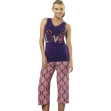 Hmd Kadın Kolsuz Kapri Takım 50010