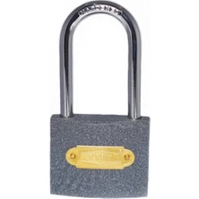 Eko Gri Döküm Uzun Kancalı Asma Kilit 63MM