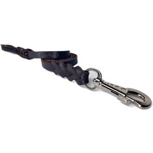 Haven Hakiki Deri Örgü Köpek Gezdirme Kayışı 120CM