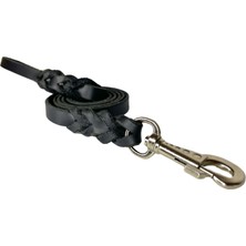 Haven Hakiki Deri Örgü Köpek Gezdirme Kayışı 120CM