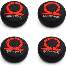 God Of War Desenli Xbox One S/one X/xbox E/xbox 360 Analog Koruyucu Silikon Pad