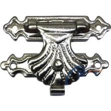 Kutu, Tavla Klipsi, Ön Kilidi No:3 - 33X24 Nikel, 1 Adet