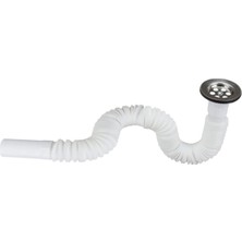 Körüklü Lavabo Sifonu Uzun KTX_2583*100 Lavabo Sifonu