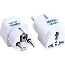 F37 Çok Amaçli Universal Priz Çevirici Ingiliz Fiş 3'lü Çerçeve