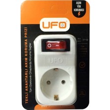 Tekli Anahtarlı Akım Koruma Prizi Elektrik Prizi