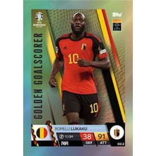 Match Attax Euro 2024 Futbol Kartları Golden Goalscorer Romelu Lukaku GG02