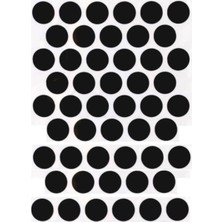 Mat Siyah Yapışkanlı Vida Tapası Vida