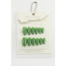 Resveq Mina Beauty Kedi Gözü Takma Tırnak-Kırmızı