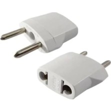 Fetih Dar Amerikan Adaptör Fiş Priz Dönüştürücü Beyaz 1 Adet Tr