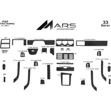 Fiat Tempra Pianoblack Kaplama 1991-1995 33 Parça Karbon
