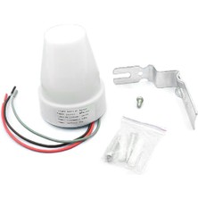 CT9189 Gece Gündüz Sensörü 10A 1200W Fotosel Tekli Beyaz Işık Gu5.3 LED Ampul 1250 Watt Yok