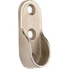 Buzkan Oval Flanş Metal 4 Adet Mobilya Bağlantı Elemanları Bej