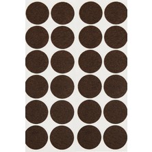 48 Adet Yapışkanlı Koltuk Mobilya Ayak Keçesi Masa Sandalye Keçesi Zemin Koruyucu Keçe 20 mm Keçeler