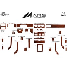 Fiat Tempra Pianoblack Kaplama 1991-1995 33 Parça Maun