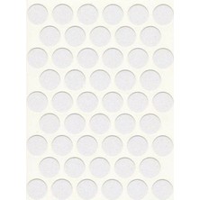 Yapışkanlı Vida Gizleyici Vida Tapası Mat Beyaz Vida