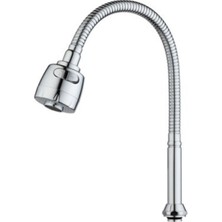 Krom Esnek Kıvrılabilir Musluk Bataryası Başlığı Kubar